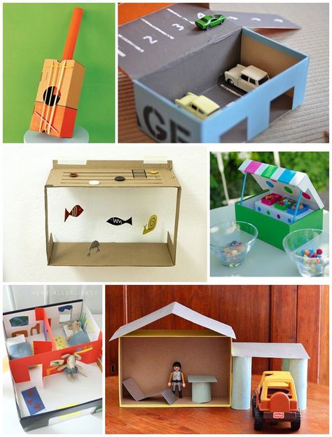 Check out these awesome 10 INVENTIVE SHOEBOX CRAFTS Shoebox Crafts, Shoe Box Crafts, Recycled Diy, Incredible Nature, Diy Educational Toys, Box Crafts, Ten Ten, Cardboard Box Crafts, Box Craft