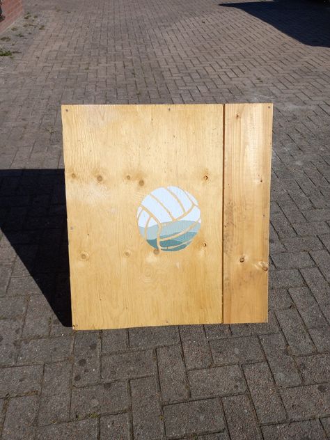 Painted Volleyball, Box Painting, Painted Boxes, Wooden Box, Diy Painting, Wooden Boxes, Volleyball