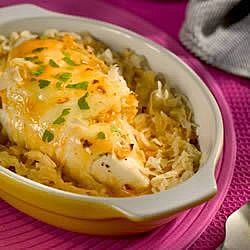 Baked Chicken Reuben Recipe - Allrecipes.com Chicken Reuben, Reuben Recipe, Reuben Casserole, Cooking Contest, Sauerkraut Recipes, Reuben Sandwich, Polish Food, Chicken Meals, Baked Chicken Breast