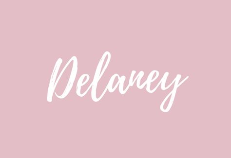 Delaney Name, Name Meaning Dark, Supernatural Au, Twin Girl Names, Michael Supernatural, Baby Name Meaning, Irish Surnames, Twin Names, Baby Names And Meanings