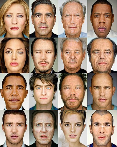 Martin Schoeller, Family Quiz, Average Face, Face Study, Sketch Artist, Very Scary, Celebrity Portraits, Movie Star, Imagine Dragons