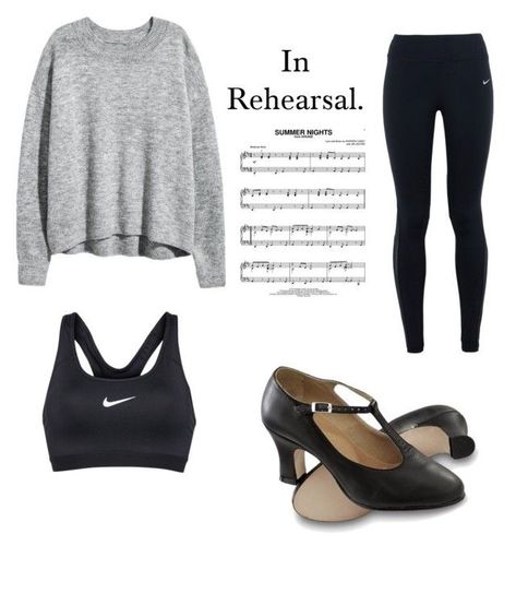 This pin represents the typical dress of an actress/actor who is rehearsing for their show. Comfortable clothing is often worn, along with stage shoes. Acting Outfits, Dance Audition Outfit, Musical Rehearsal, Audition Outfit, Dance Class Outfit, Isabella Grace, Salsa Dancing Outfit, Theatre Outfit, Dance Audition