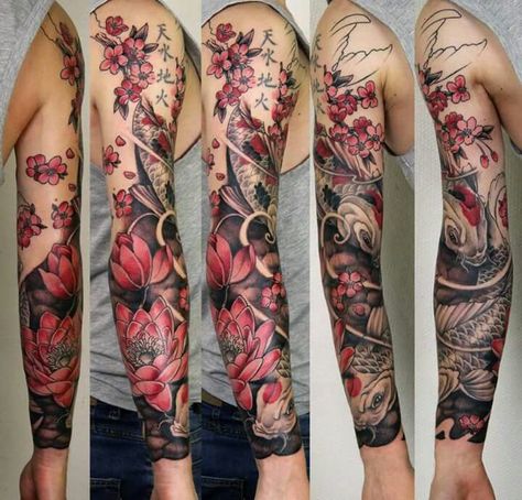 Floral Tatoos, Japanese Forearm Tattoo, Tato Maori, Bodysuit Tattoos, Japanese Tattoos For Men, Japanese Flower Tattoo, Full Sleeve Tattoo Design, Tattoos Sleeve, Tattoos For Women Half Sleeve