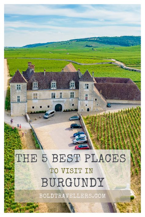 Lose yourself among the thriving vineyards of the Côte d'Or in Burgundy. Come dive into the ancient winemaking tradition. Discover the best Grand Cru of the region while admiring the picturesque villages of the region. This is one of the most beloved destinations in France and holds a special place in our hearts. Check out our quick guide about the best 5 places to visit in Burgundy, and don't forget to pin it to your summer holiday board! Follow Bold Travellers for more 😉 Burgundy France Travel, France Holiday, Burgundy France, Museum Hotel, Holiday 2024, Lose Yourself, French Culture, Medieval Town, Wine Region