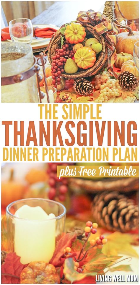 Easy Thanksgiving Dinner, Thanksgiving Planning, Hosting Thanksgiving Dinner, Thanksgiving Dinner Table, Thanksgiving Inspiration, Simple Plan, Printable Thanksgiving, Hosting Thanksgiving, Free Thanksgiving