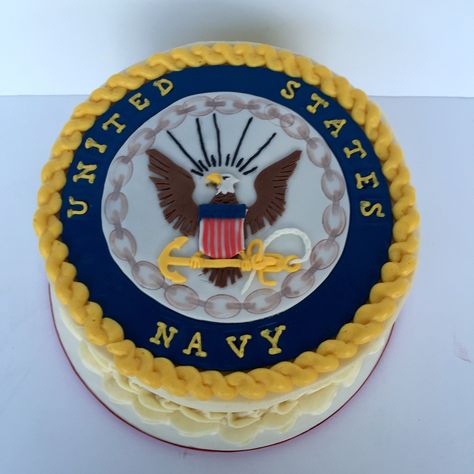 Pumpkin Spice Cake: United States Navy Us Navy Cake Ideas, Us Navy Cake, Us Navy Party, Navy Party Themes, Navy Cake, Retirement Speech, Welcome Home Cakes, Deployment Party, Navy Cakes