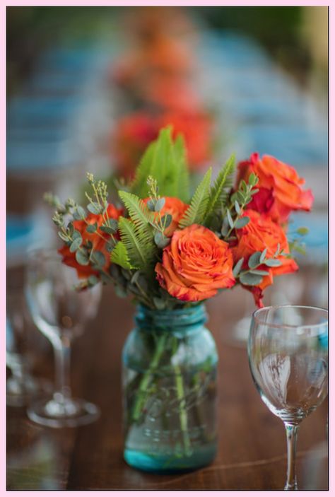 [Promotion] 67 Hot Blue Mason Jar Fall Centerpieces Hacks You'll Be Amazed By At Once #bluemasonjarfallcenterpieces Wedding Simple Centerpieces, Mason Jar Fall Centerpieces, Centerpieces Greenery, Centerpieces Blue, Mason Jar Flower Arrangements, Orange Centerpieces, Fall Centerpieces, Centerpieces Ideas, Fall Mason Jars