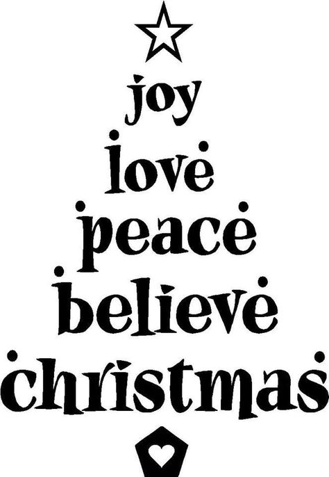 Christmas is.... Joy • Love • Peace ~ so Believe in its Magic!!! Quotes About Christmas, Beach Christmas Decorations, Holiday Pics, Beautiful Sayings, Believe Christmas, Christmas Vinyl, Vinyl Wall Quotes, Christmas Rock, Holiday Clipart