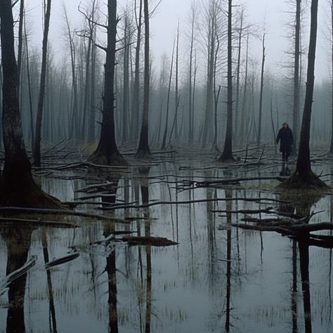 The Dead Forest, Dreams in Frames on ArtStation at https://www.artstation.com/artwork/xDZ6l1 Decaying Forest, Cinematic Forest, Evil Forest, Skull Forest, Eerie Forest, Dead Nature, Surreal Forest, Demon Realm, Creepy Forest