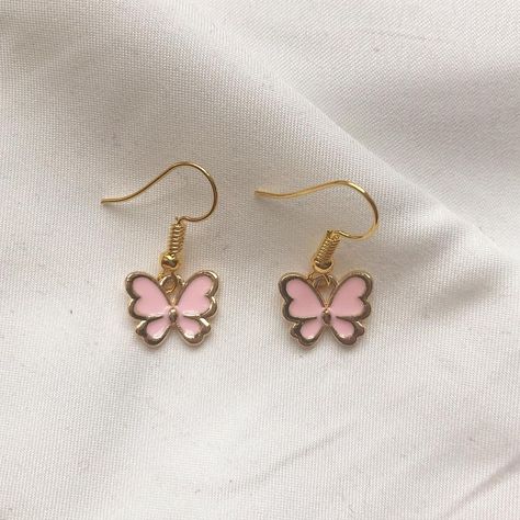 RR Handmade Jewellery on Instagram: “💗Pink butterfly earrings💗 - £5.50 Available on Depop or Etsy : rrhandmadejewellery #earrings #earringsoftheday #smallbusiness #handmade…” Butterfly Earrings, Pink Butterfly, Handmade Jewellery, 50 %, Handmade Jewelry, Drop Earrings, Pink, On Instagram, Instagram