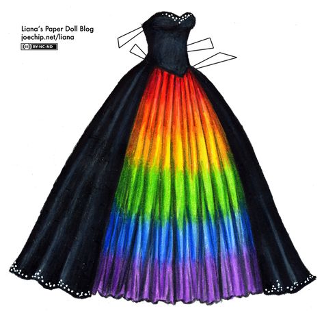 Masquerade Gown, Rainbow Wedding Dress, Rainbow Wedding, Rainbow Outfit, Pride Outfit, Cute Prom Dresses, Rainbow Dress, Fantasy Dress, Ball Dresses