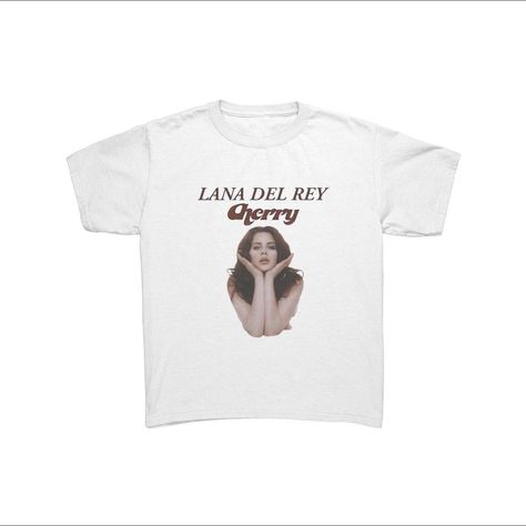 Lana Del Rey Inspired✨> tee | 
Free Shipping | Do... - Depop Lana Del Rey Shirt Design, Sleeves Aesthetic, Lana Del Rey Merch, Lana Del Rey Shirt, Y2k T Shirts, Gothic Tops, European Girls, Summer Streetwear, Matching Sweatshirts