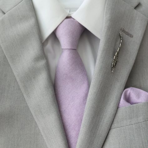 Birdy Grey Bridesmaid Dresses, Dark Grey Groomsmen, Birdy Grey Bridesmaid, Purple Ties, Gray Groomsmen Suits, Groomsmen Grey, Lavender Tie, Lavender Cotton, Lavender Bridesmaid