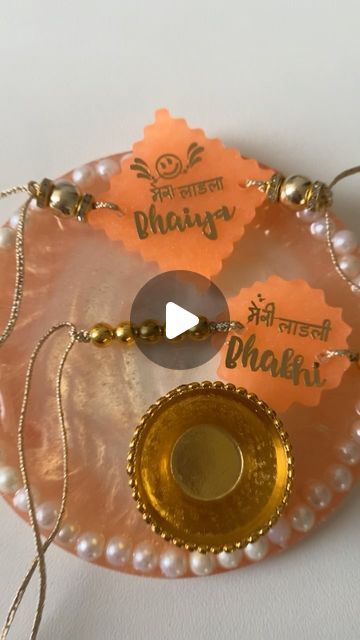 Dipika Joshi on Instagram: "Orange rakhi✨

“Rakhi celebrates the bond of protection and love, just as resin preserves moments of beauty in time.”
pigments by. @sdfinearts
Materials by @sd.academia 
Customization available" Resin Rakhi Platter, Rakhi With Molded Clay, Resin Photo Rakhi, Resin Shubh Labh, Resin Diwali Products, Photo Resin, In Time, In This Moment, Orange