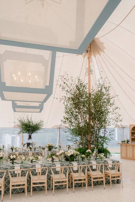 Sailcloth Tent Lighting, Sailcloth Tent Wedding Lighting, Sailcloth Tent Wedding Reception, Tent Draping Wedding, Stradley Davidson, Draped Tent, Sims Wedding, Activation Ideas, Carolina Herrera Gown