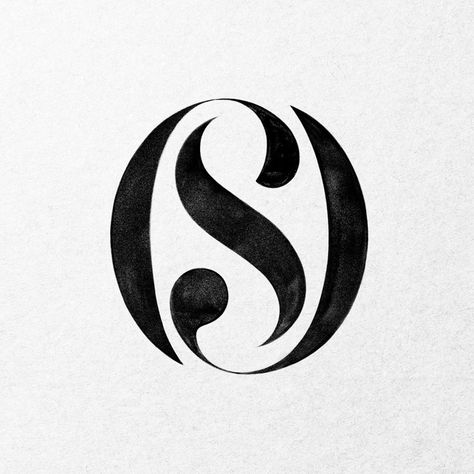 Os Logo Design Letter, Sculpture Logo Design, Ts Monogram Logo Design, S Monogram Logo Design, High Fashion Logo, S Logo Design Icons, S Logo Design Letter, M Typography, Monogram Logo Typography