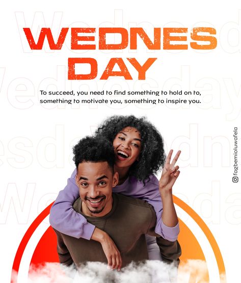 Wednesday Social Media Post Ideas, Wednesday Engagement Posts Social Media, Movie Poster Wednesday, Thank God It's Friday Flyer Design, Wednesday Graphic, Movie Posters Wednesday, Construction Logo Design, Flyers Design, Social Media Branding Design