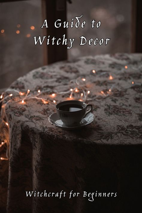 Incorporate witchy elements into your decor for a stunning and empowering home that reflects your spirituality. From crystals to herbs to candles, this post offers tips on finding budget-friendly options, infusing intention, and incorporating seasonal elements. Let's dive into the world of witchy decor! Metaphysical Home Decor, Witchcore Kitchen Aesthetic, Witches Room Decor, Witch Kitchen Decor Ideas, White Witch Home Decor, Witchy Mobile Home, Subtle Witchy Decor, Diy Kitchen Witch Decor, Witchy Fireplace Mantle Decor