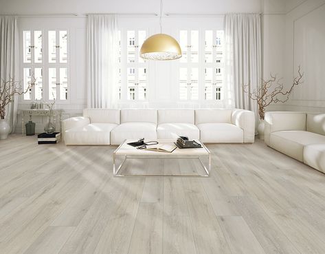 Gorgeous light gray hardwood floors Best Vinyl Plank Flooring, Oak Vinyl Plank Flooring, Coretec Flooring, Vinyl Wood Flooring, Lvp Flooring, Flooring Inspiration, Flooring Store, Luxury Vinyl Plank Flooring, Grey Flooring