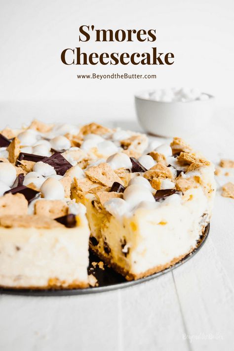 Smores Cheesecake, Marshmallow Cheesecake, Desserts Mini, Decadent Cheesecake, Campfire Party, Delicious Cheesecake Recipes, Blackberry Syrup, Tasty Desserts, Amazing Desserts