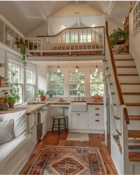 Tiny Home Ideas, Brooklyn Navy Yard, Tiny House Layout, Tiny House Inspiration, Tiny Cottage, Tiny Spaces, Tiny House Interior, Tiny House Cabin, Loft Design