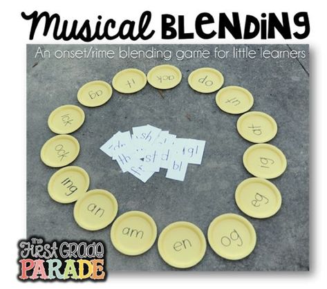 9 Hands-On Strategies for Improving Decoding Skills First Grade Parade, Blends Activities, Blends And Digraphs, First Grade Phonics, Blending Sounds, Literacy Games, Nonsense Words, Phonics Games, Phonics Kindergarten