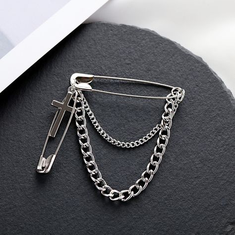 Techwear Accessories Diy, Punk Jewelry Diy, Couple Chain, Kpop Accessories, Punk Style Outfits, Mode Punk, Edgy Jewelry, Retro Punk, Wire Jewelry Designs