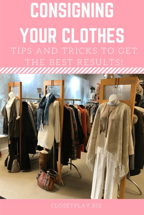 Want to talk to a Consignment Store owner to find out how to maximize your profit? Lose your surplus and make some $$$ to take into 2020! Read on...  #closetplayimage #consignment #shopping #tips Consignment Tips, Online Consignment Shop Ideas, Consignment Store Layout, Just Between Friends Consignment Tips, How To Start A Consignment Shop, Starting A Consignment Shop, Consignment Shop Ideas, Consignment Store Displays, What To Sell Online