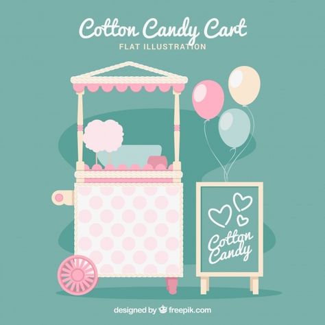 Cotton Candy Cart, Candy Drawing, Mini Truck, Candy Cart, Ice Cream Truck, Mini Trucks, Mini Drawings, Easy Paper Crafts, Pink Candy