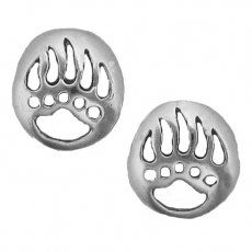 Amazon.com: Bear Paw Print Indian Design School Mascot Post Earrings .925 Sterling Silver. Also see matching pendant SKU# B008C4COE6: Jewelr... Bear Paw Design, Bear Paw Print, Claw Earrings, Silver Bear, Bear Claw, Bear Claws, Paw Design, Bear Paw, Womens Earrings Studs