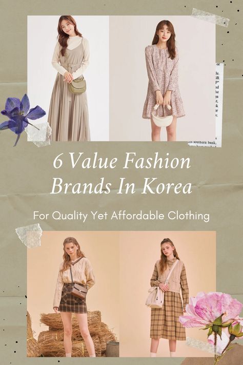 Korean Brands Clothing, Affordable Clothing Brands, Korean Clothing Brands, Korea Travel Guide, Korea Culture, Korean Fashion Brands, Japanese Clothing Brands, Korea Trip, Clothes Korean Style