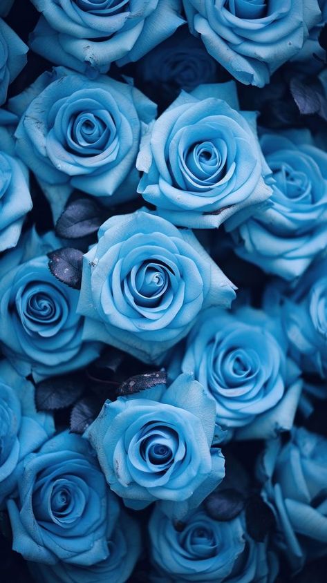 Blue aesthetic wallpaper flower plant rose. AI generated Image by rawpixel. | free image by rawpixel.com / Boom Aesthetic Wallpaper Flower, Fire Flies, Blue Aesthetic Wallpaper, Blue Roses Wallpaper, Blue Floral Wallpaper, Baby Blue Wallpaper, Butterflies Art, Beautiful Butterflies Art, Wallpaper Mobile