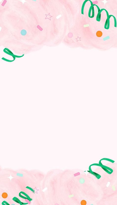 Cotton Candy Aesthetic Wallpaper, Cotton Candy Background, Cute Iphone Wallpaper, Iphone Wallpaper Pink, Iphone Wallpaper Cute, Candy Background, Border Background, Cute Iphone, Wallpaper Cute