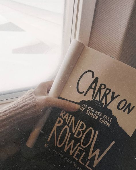 Carry On Rainbow Rowell Book, Carry On Book Aesthetic, Carry On Rainbow Rowell Aesthetic, Carry On Rainbow Rowell, Comfort Books, Carry On Book, Simon Snow, You Are The Sun, Rainbow Rowell