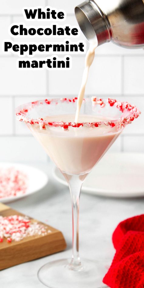 Peppermint Horchata Drinks, Torani Peppermint Syrup Recipes, White Chocolate Peppermint Martini, Peppermint Bark Rumchata Recipes, Peppermint Rumchata Recipes, Peppermint Espresso Martini, Peppermint Syrup Recipe, Pumpkin Syrup Recipe, Peppermint Martini Recipe