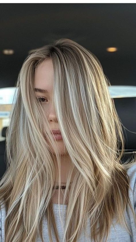 Summer Hair Dirty Blonde, Fake Blonde Hair Ideas, Soft Blonde Hair With Highlights, Dimension Blonde Hair, Babylights Blonde Hair, Soft Blended Highlights, Dirty Blonde Hair With Dimension, Highlights On Dirty Blonde, Cool Dimensional Blonde