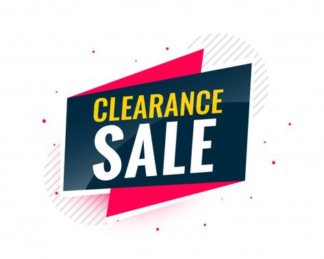 Clearance sale banner in creative design Free Vector Clearance Sale Banner, Clearance Sale Poster, Cover Page Template, Business Brochure Design, Sale Logo, Business Banner, Banner Template Design, Sale Banner, Visiting Cards