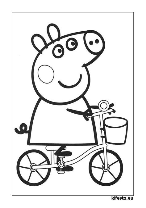 Peppa Malac kifestők és színezők. Nyomtatható kifestők. Peppa Pig Imagenes, Heo Peppa, Peppa Pig Cartoon, Greta Gris, Peppa Pig Colouring, Peppa Pig Family, Family Coloring Pages, Peppa Pig Coloring Pages, Pig Pictures