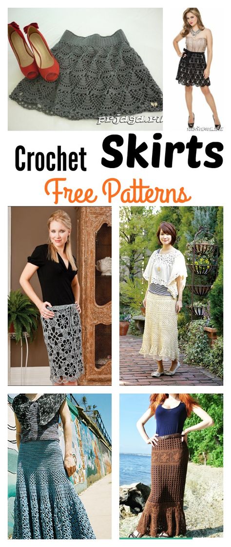 Crochet Skirts Free Patterns Skirt Pattern Free, Crochet Maxi Skirt, Skirt Crochet, Skirt Patterns, Crochet Skirt Pattern, Crochet Bottoms, Black Crochet Dress, Crochet Skirts, Crochet Lace Dress