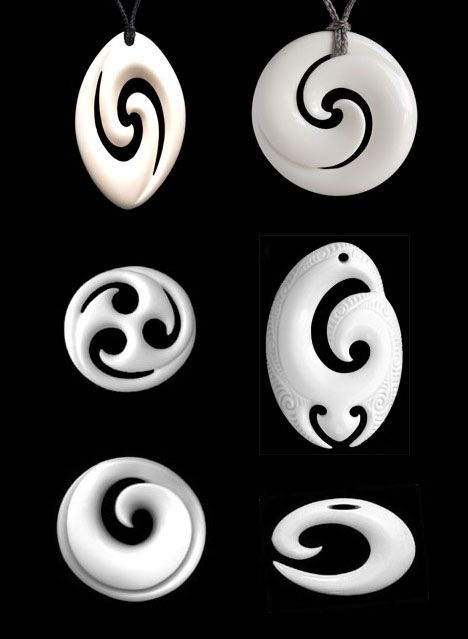 New-Zealand-based Bone Art Place sells amazingly beautiful pendants carved from bone, in the Maori style, by local artists. "They are soft and warm to the touch yet the finish is like polished glass," explains the site. "Over a period of time bone carvings absorb oils from your skin and change... Art Place, Dremel Carving, Beautiful Pendants, Bone Crafts, Bone Art, Maori Art, Wax Carving, Wood Carving Designs, Bone Jewelry