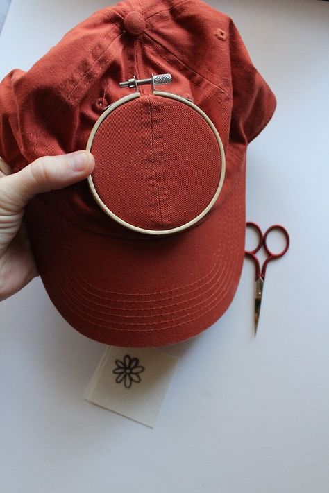 Embroidered Hats Ideas, Clothes Embroidery Diy, Learning To Embroider, Embroidery Sampler, Hand Embroidery Projects, Embroidery Gifts, Hat Embroidery, Embroidered Hat, Embroidery On Clothes