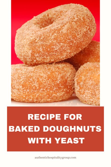 Indulge in the joy of homemade doughnuts without the frying fuss! Our Baked Doughnuts with Yeast recipe offers fluffy, melt-in-your-mouth treats that are perfect for any occasion. Check out this recipe! #BakedDoughnuts #YeastDoughnuts #NoFry #HomemadeTreats #FamilyFriendly #EasyRecipe Doughnut Recipes, Homemade Doughnuts, Baked Doughnuts, Homemade Treats, Instant Yeast, Desert Recipes, Dry Yeast, Freshly Baked, Frying