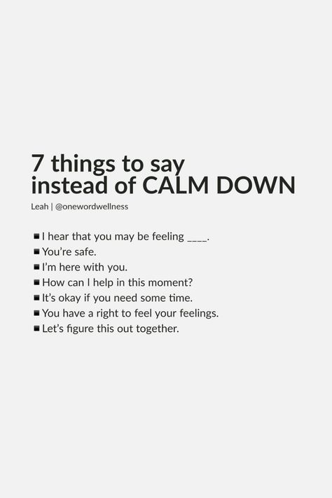 7 Things To Say Instead Of Calm Down #Relationship # relationshipgoals #relationshipquotes # relationshipadvise Calm Down Quotes, Down With Love, Healing Journaling, Stay Calm, Feeling Down, Calm Down, A Relationship, Study Motivation, When Someone