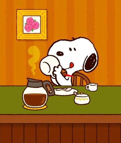 Cartoon Dog, The Day, Snoopy, Tea, Instagram Photos, Coffee, On Instagram, Instagram