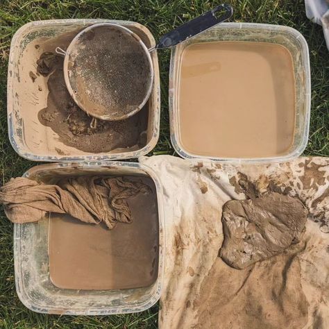 This is WILD CLAY! (Not melted ice cream, unfortunately). I'm learning to process clay from natural dirt from my yard and so far it is a very rewarding experience 😊 How cool??? I love this because it's what all of this is about- how something can look or seem as hopeless and as messy as a pile of dirt and still can be used and made beautiful. Praise God for these lessons in the hope He provides. While I am still learning and don't plan on using this for functional ware/dishes, perhaps there... Melted Ice Cream, Clay Mud, Wild Clay, I Am Still Learning, The Hope, Praise God, Ice Cream, Yard, Moon