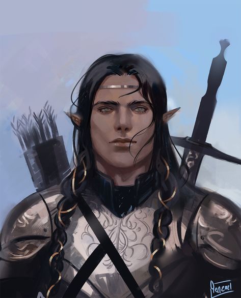 Dnd Elves, Male Elf, Elf Warrior, Middle Earth Art, Elves Fantasy, Elf Art, Wood Elf, Fantasy Male, Fantasy Inspiration