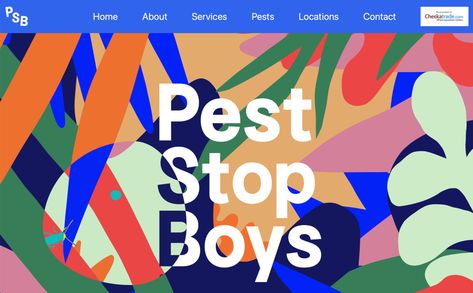 Siteinspire | Pest Stop Boys Latest Web Design Trends, Website Trends, Ecommerce Web Design, Ecommerce Web, Web Design Trends, Graphic Design Trends, Web Layout Design, Web Layout, Website Inspiration