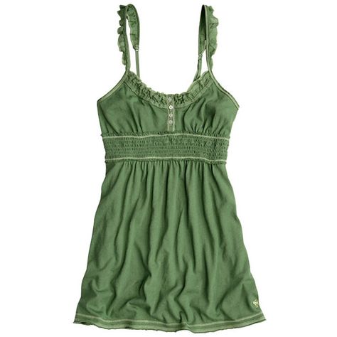 Abercrombie a jiné pro jaro/léto 2008 ❤ liked on Polyvore featuring tops, tank tops, tanks, shirts, abercrombie & fitch, green tank, abercrombie & fitch shirt, abercrombie fitch top i green top Green Tank Outfit, Tank Outfit, Green Tank, Green Vintage, Green Top, Wardrobe Style, Dream Clothes, Aesthetic Outfits, Look Cool