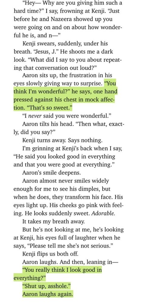 Defy Me (Shatter Me 5) Shatter Me Series Kenji, Kenji And Juliette Friendship, Defy Me Deleted Scene, Shatter Me Kenji And Juliette, Kenji And Nazeera Quotes, Kenji And Nazeera Pages, Shatter Me Quotes Juliette Aaron Warner, Shatter Me Kenji And Nazeera, Defy Me Quotes