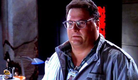 Dennis Nedry(Jurassic Park) Nedry Jurassic Park, Wayne Knight, Jurassic Park Series, Jurassic Park Film, Jurassic Park 1993, Jurassic Park Movie, Lego Jurassic, Lego Jurassic World, Good Stories